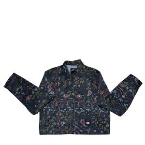 Dickies Paisley Crop Denim Jacket